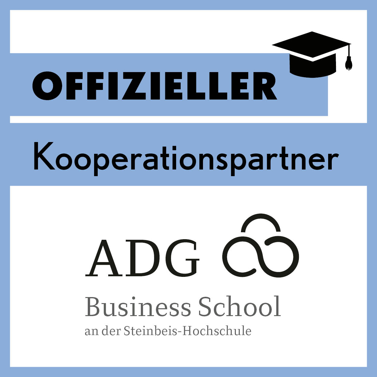 Siegel_Offizieller Kooperationspartner_blau